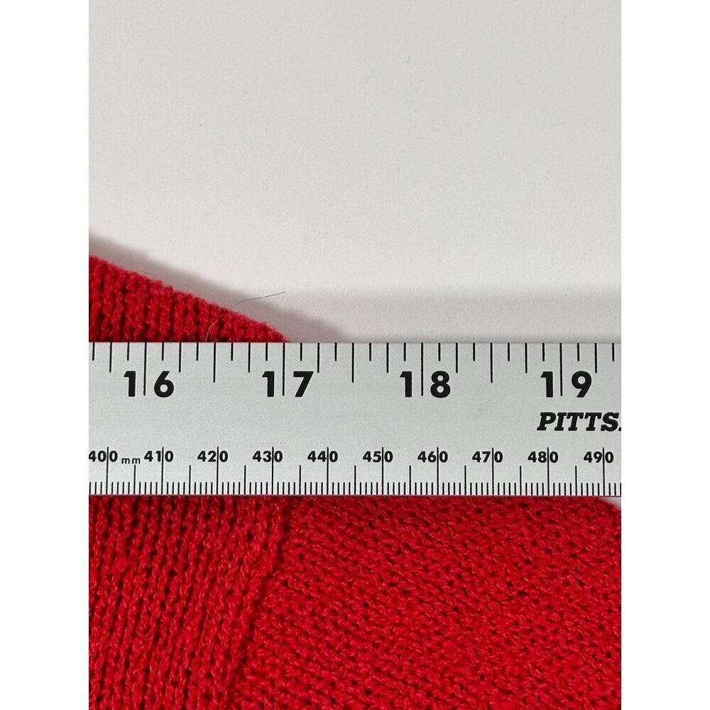 Coldwater‎ Creek Red Bejeweled Cats Kitchy Zip Sweater Jacket Size L - Picture 6 of 16